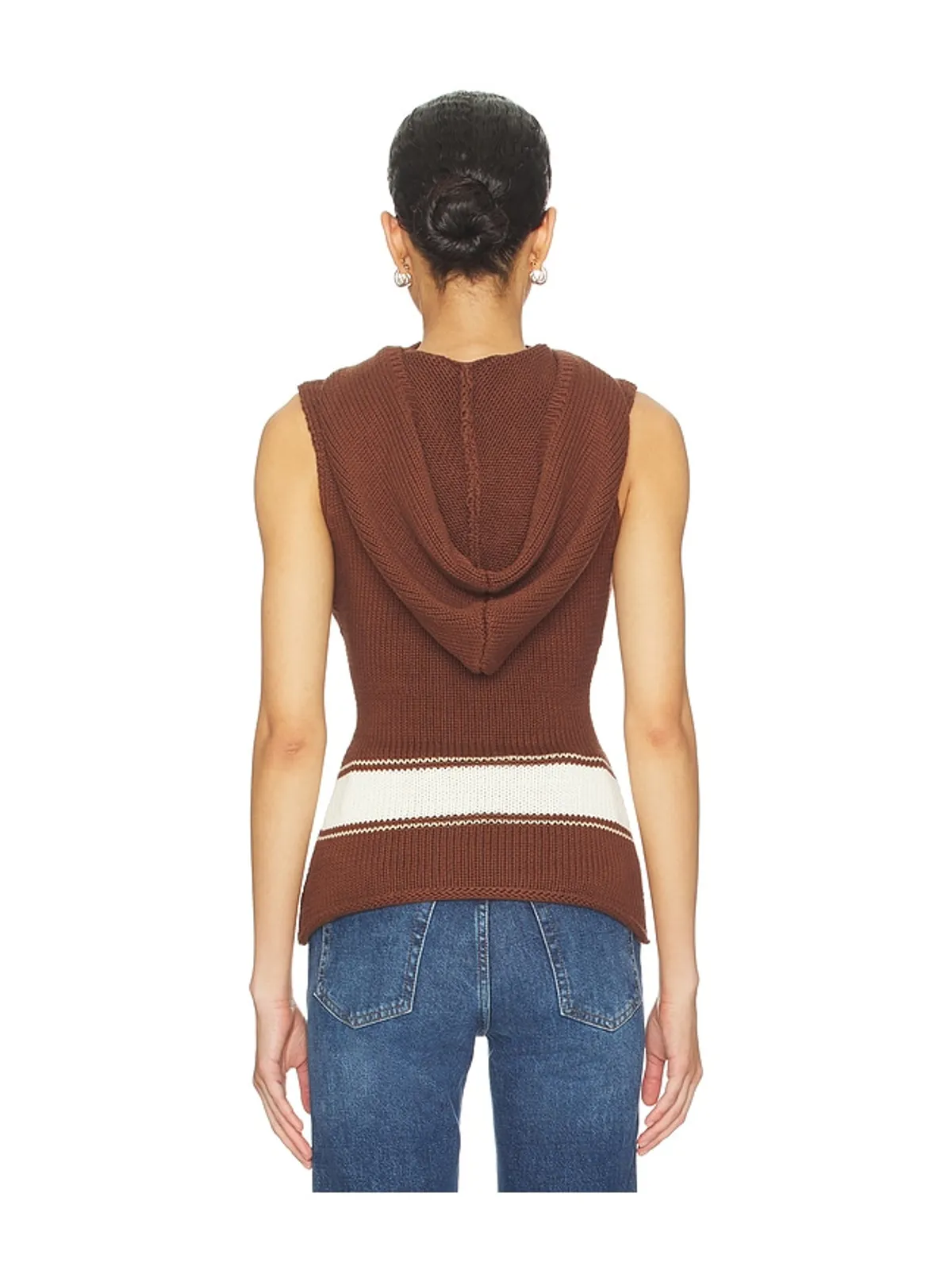 Yellow The Label LOUIS KNIT TANK トップ - 画像3