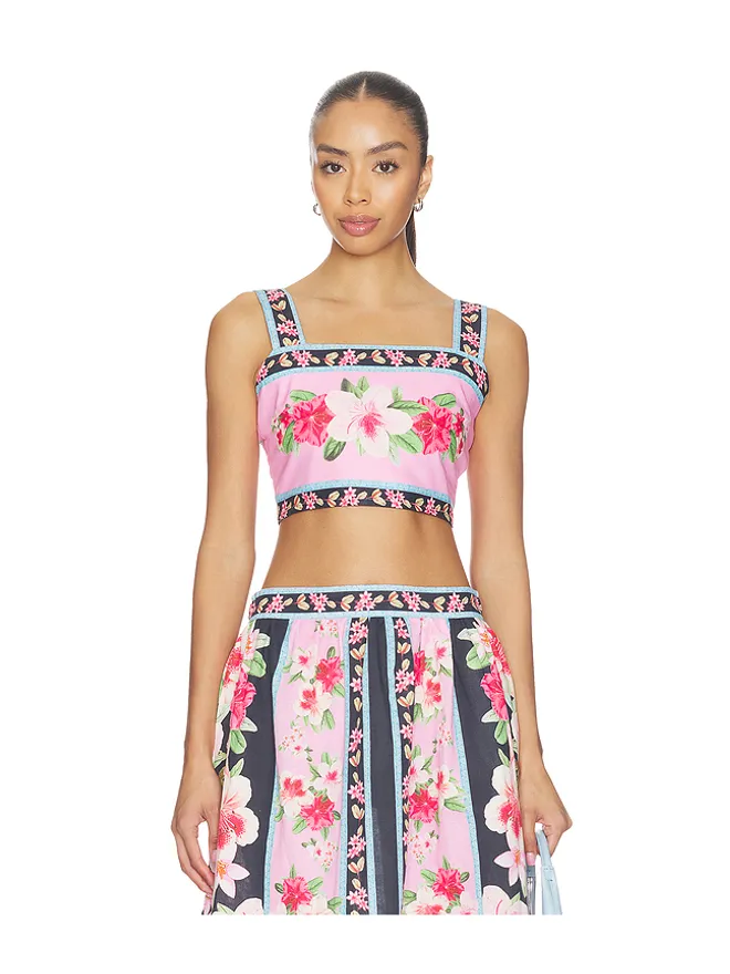 Yumi Kim Yumi Kim CAMPARI トップ - Pink,Navy.の商品画像