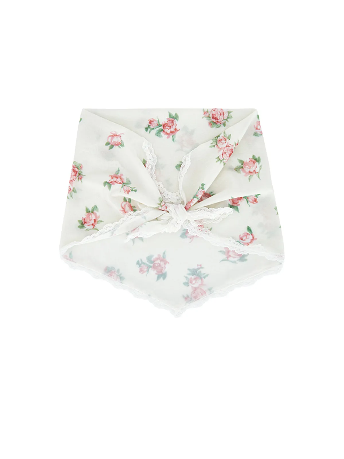 Yuhan Wang ROSE PRINT スカーフ - 画像2
