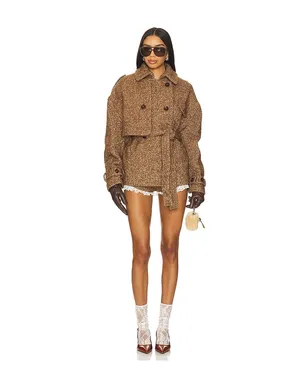 Yuhan Wang HERRINGBONE コート - サムネイル4
