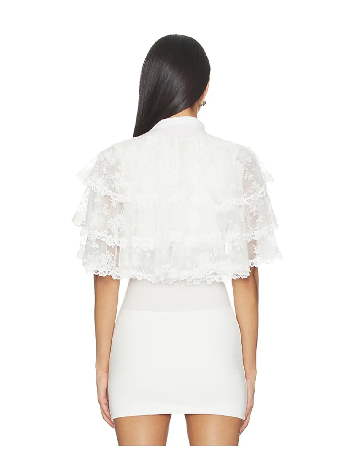 Yuhan Wang SHELL BUTTON LACE ボレロ - 画像3