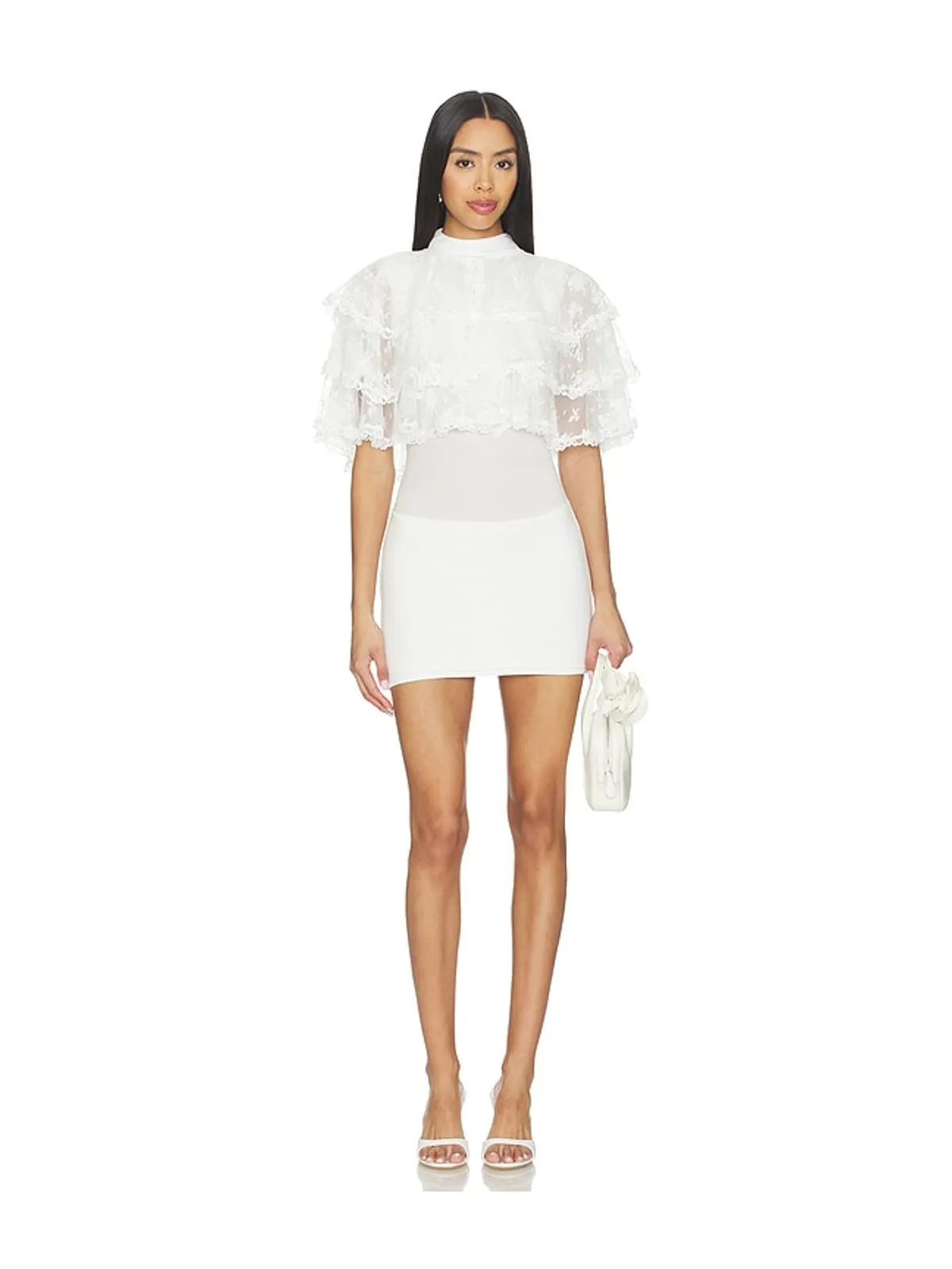 Yuhan Wang SHELL BUTTON LACE ボレロ - 画像4