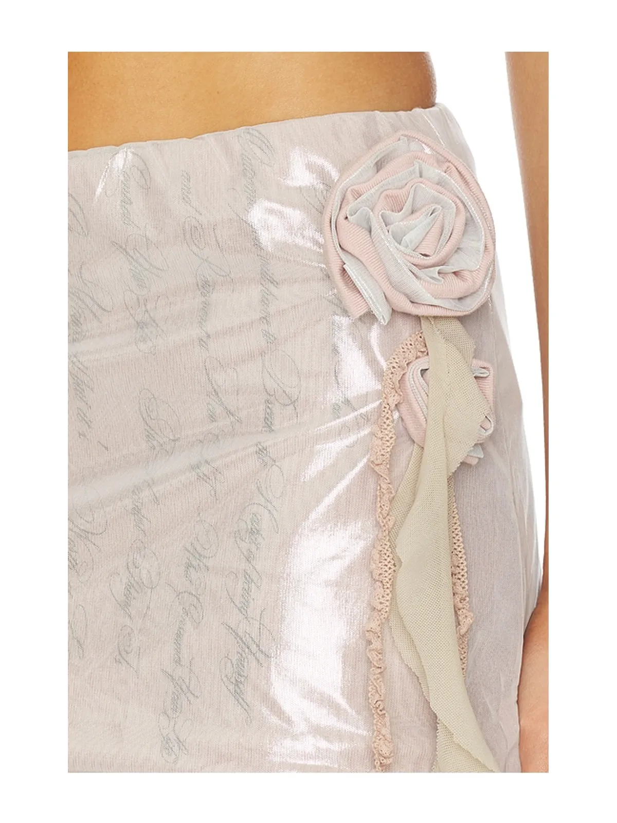 Zemeta SILVER DRAG FLOWER スカート - 画像6
