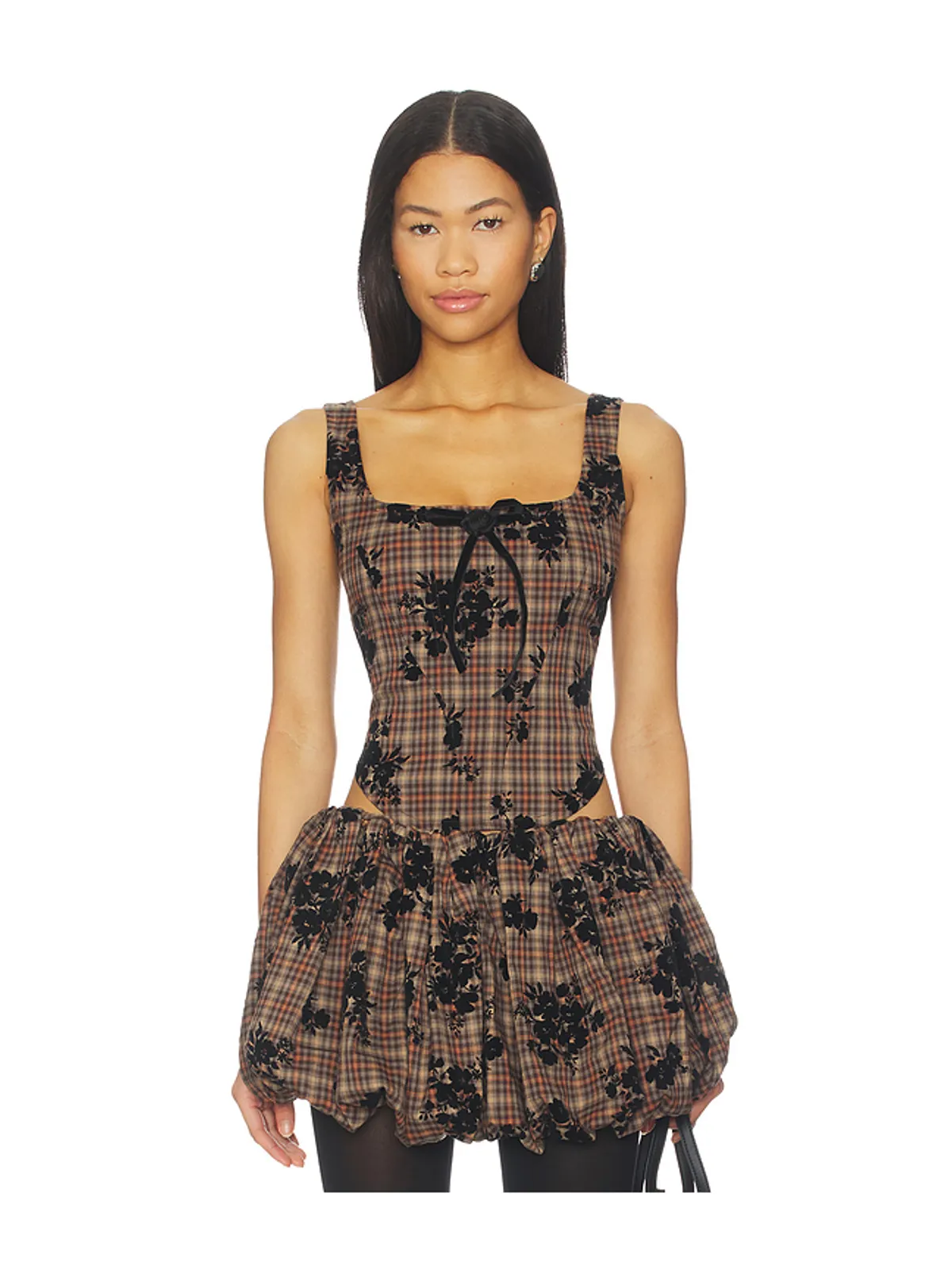 Zemeta CLASSY CHECK CORSET トップ - 画像1