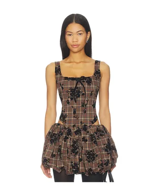 Zemeta CLASSY CHECK CORSET トップ - サムネイル1