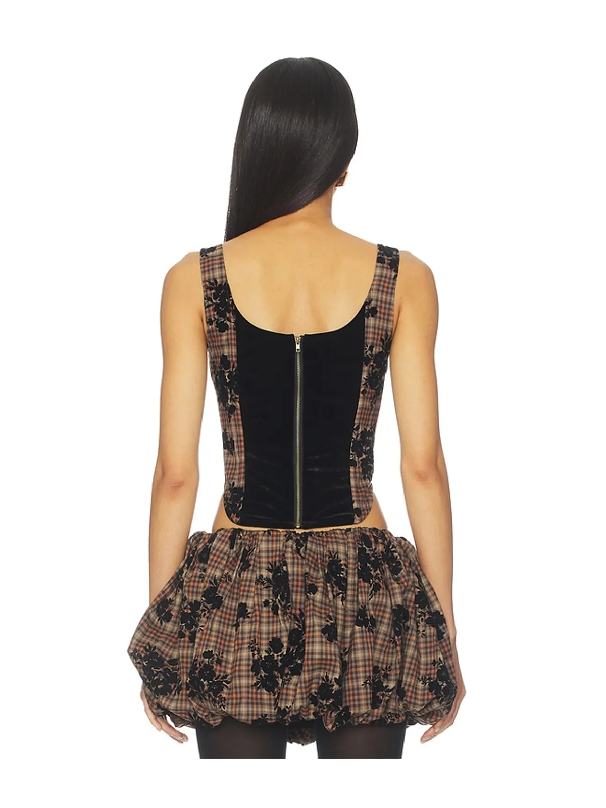 Zemeta CLASSY CHECK CORSET トップ - 画像3