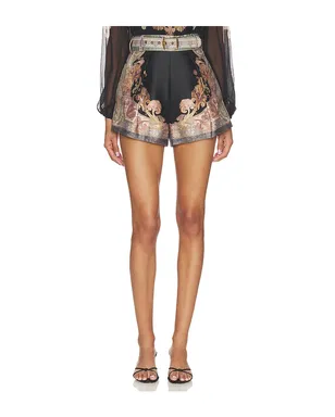Zimmermann TUCK ショートパンツ - Black,Rose. - サムネイル1