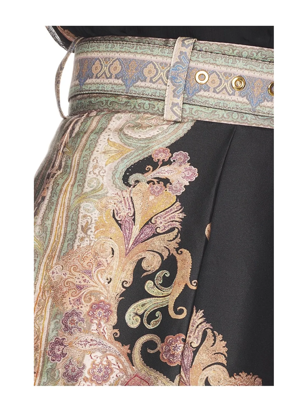 Zimmermann TUCK ショートパンツ - Black,Rose. - 画像6