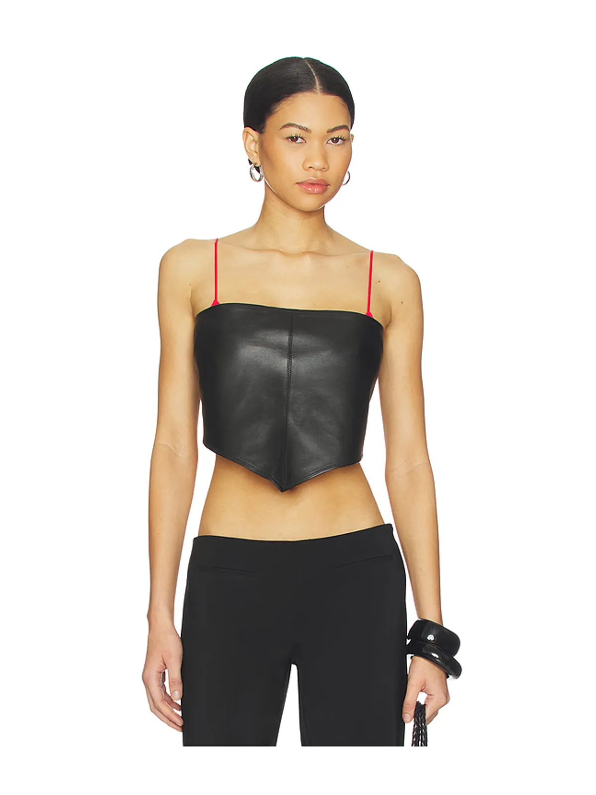 Ziah LEATHER SCARF レザースカーフ - 画像1