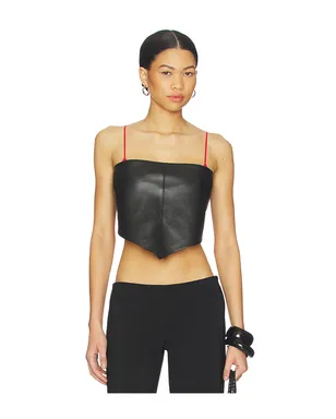 Ziah LEATHER SCARF レザースカーフ - サムネイル1