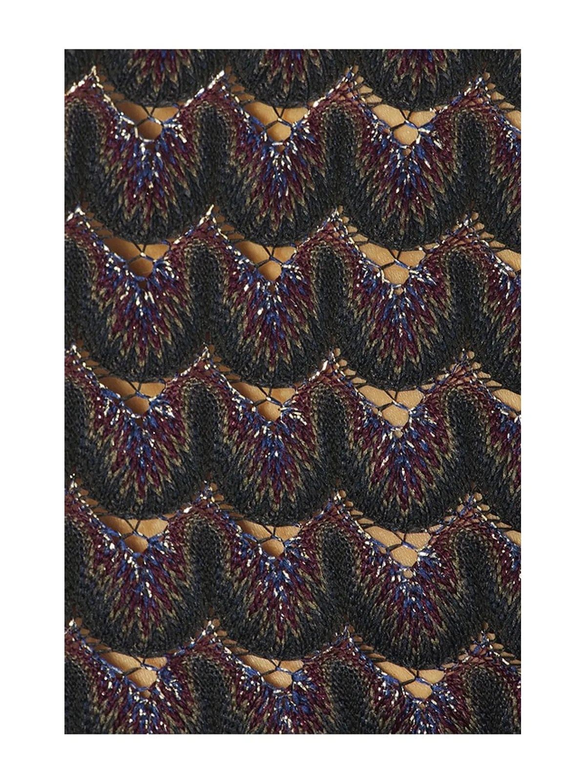 Zuleyha Kuru ELIZA トップ - Black, Metallic Silver. - 画像5