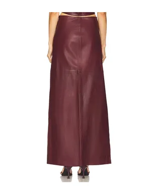 ZUT LAUREL レザーマキシスカート - サムネイル4