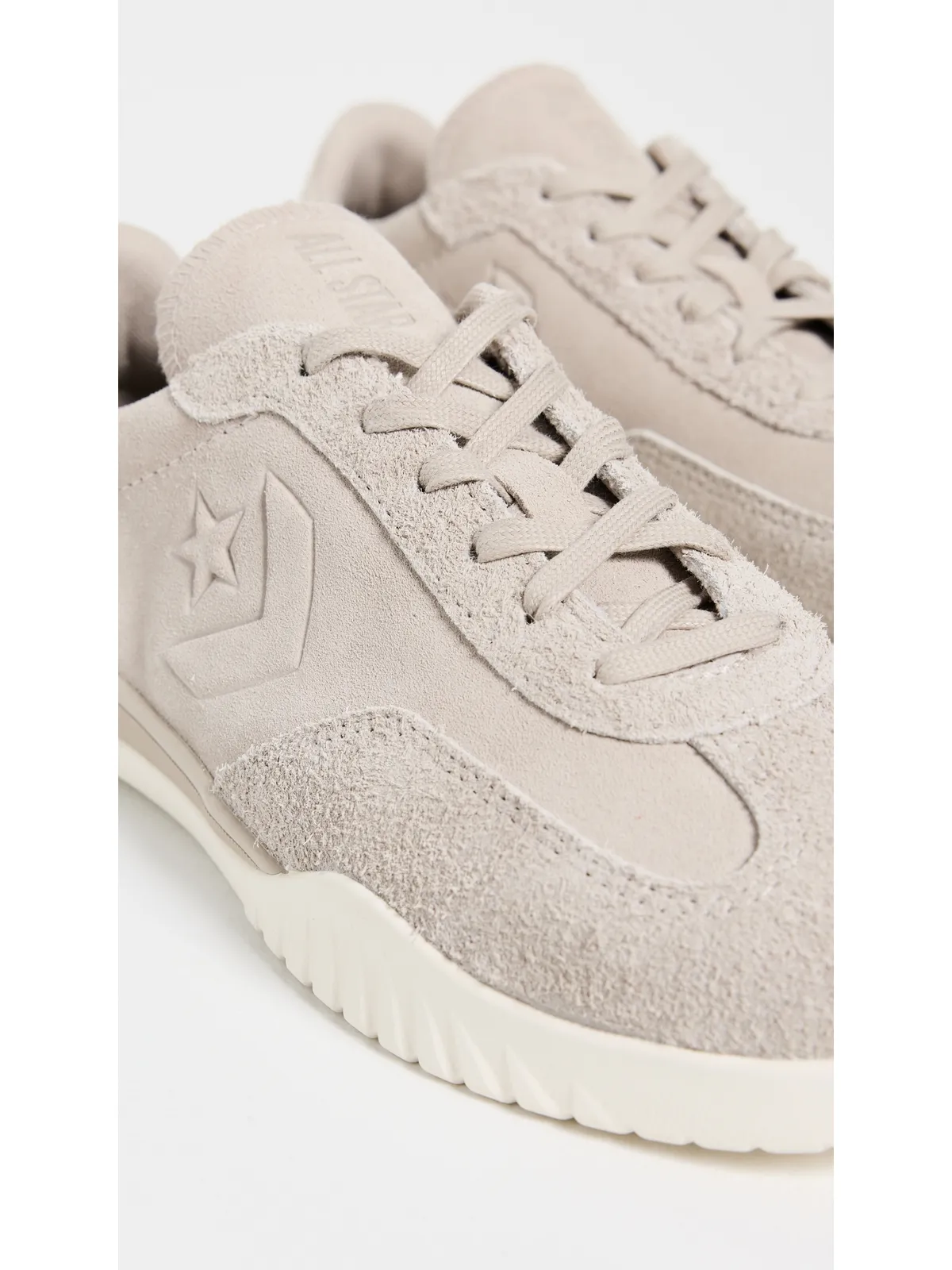 Converse Run Star Trainer カラフルスエードスニーカー Papyrus/Egret - 画像6