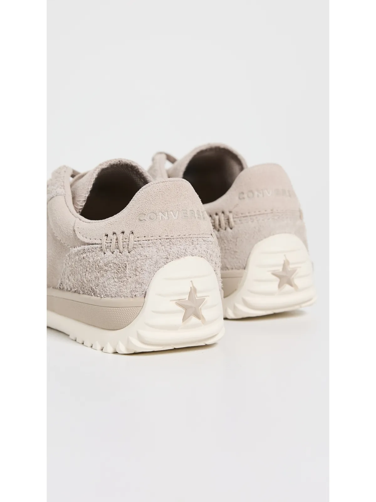 Converse Run Star Trainer カラフルスエードスニーカー Papyrus/Egret - 画像4