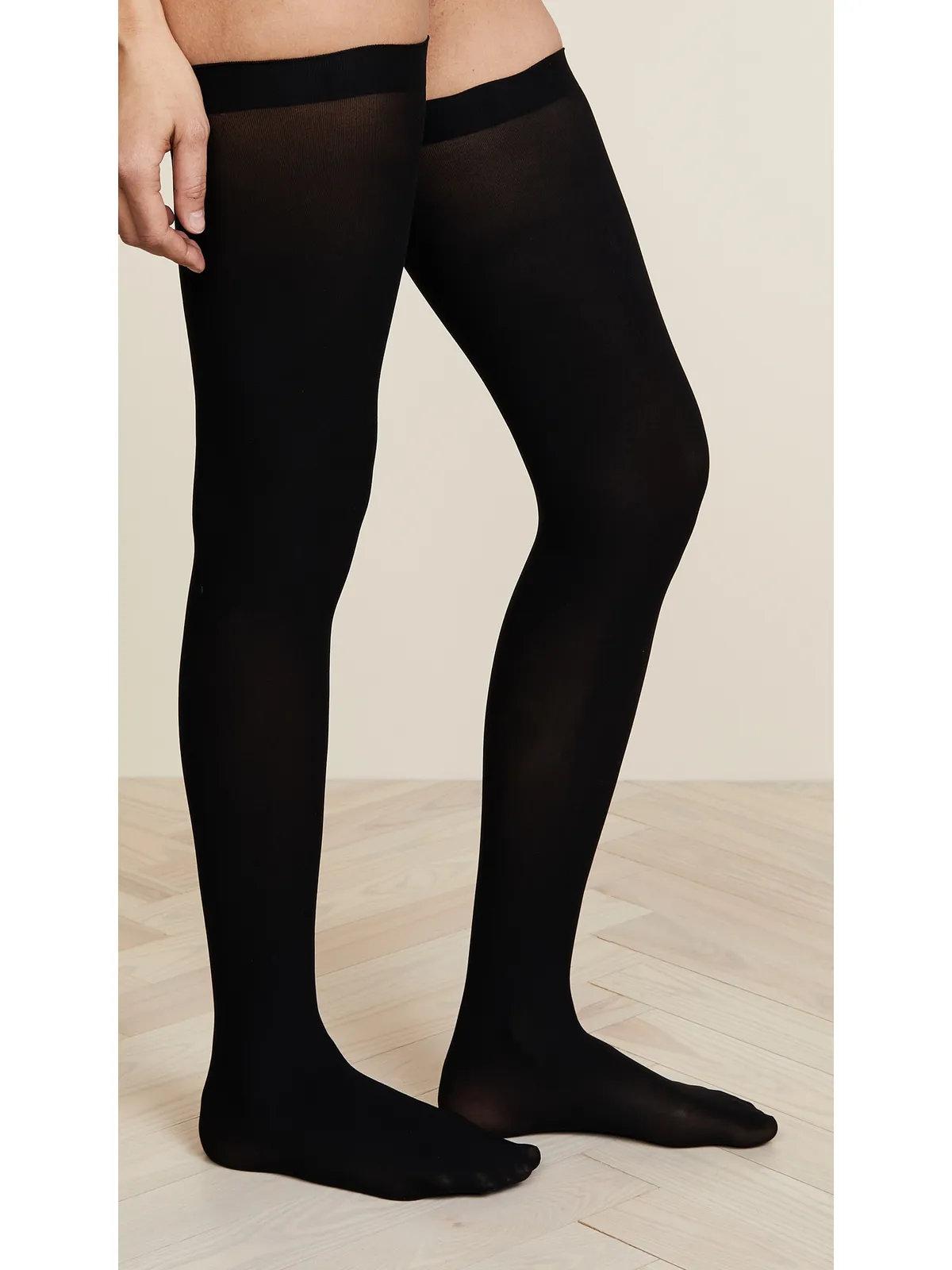 Commando Up All Night Thigh Highs Black - 画像2