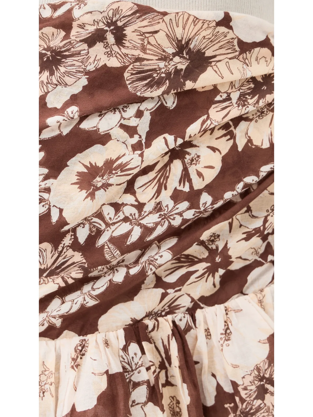 Coniglio Palm Beach ミニ ラッフル パレオ ハイビスカス トロピカル ココナツ - 画像6