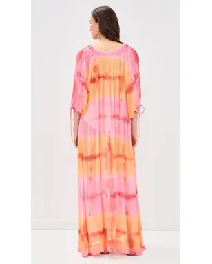 Coniglio Palm Beach Delray Maxi Dress Bromeliad Hand Dye - サムネイル3