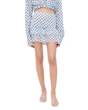 Coniglio Palm Beach シンチバック ミニスカート パシフィックドット - サムネイル1