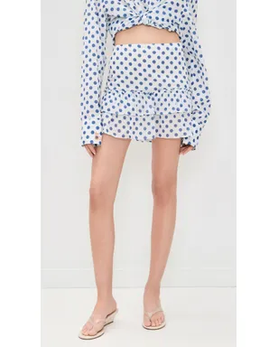 Coniglio Palm Beach シンチバック ミニスカート パシフィックドット - サムネイル2