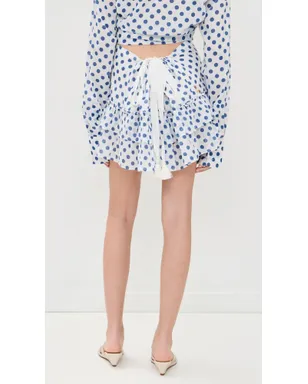 Coniglio Palm Beach シンチバック ミニスカート パシフィックドット - サムネイル3