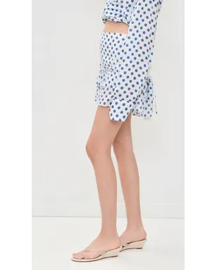 Coniglio Palm Beach シンチバック ミニスカート パシフィックドット - サムネイル4