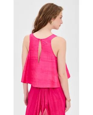 Coniglio Palm Beach シフトシルク タンクトップ - サムネイル3