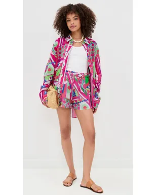 Coniglio Palm Beach フリッピーショーツ Prism Geo Magenta Grove - サムネイル5
