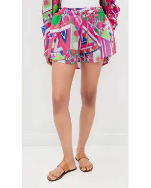 Coniglio Palm Beach フリッピーショーツ Prism Geo Magenta Grove - サムネイル2