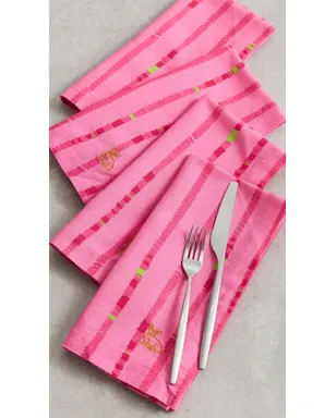 Coniglio Palm Beach ナプキンセット Lane Lines Pink Float - サムネイル2
