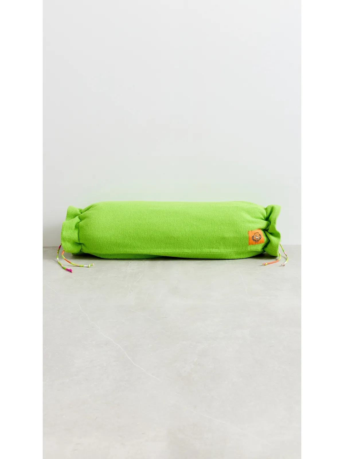 Coniglio Palm Beach テリーボルスターピロー Little Lime Solid/Prism Geo Line - 画像4
