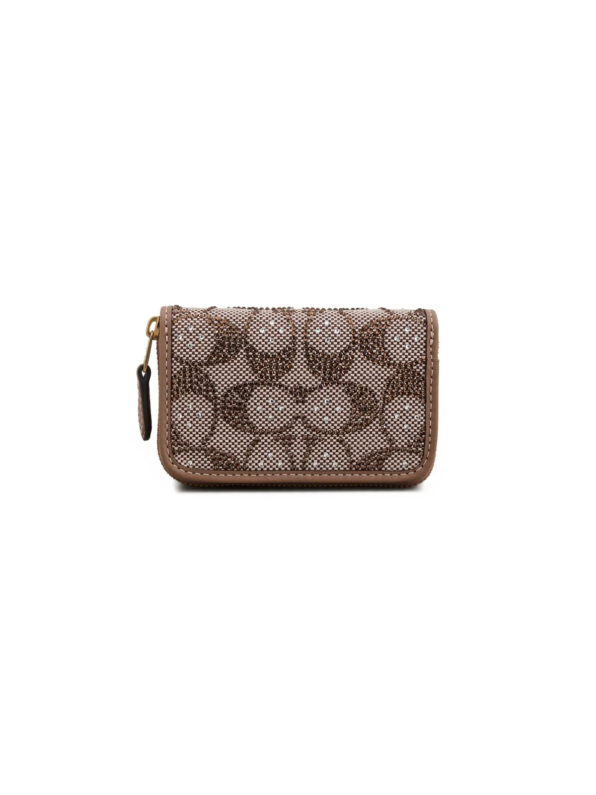 Coach クリスタル・シグネチャー・ジャカード エッセンシャル スモール カードケース - 画像1
