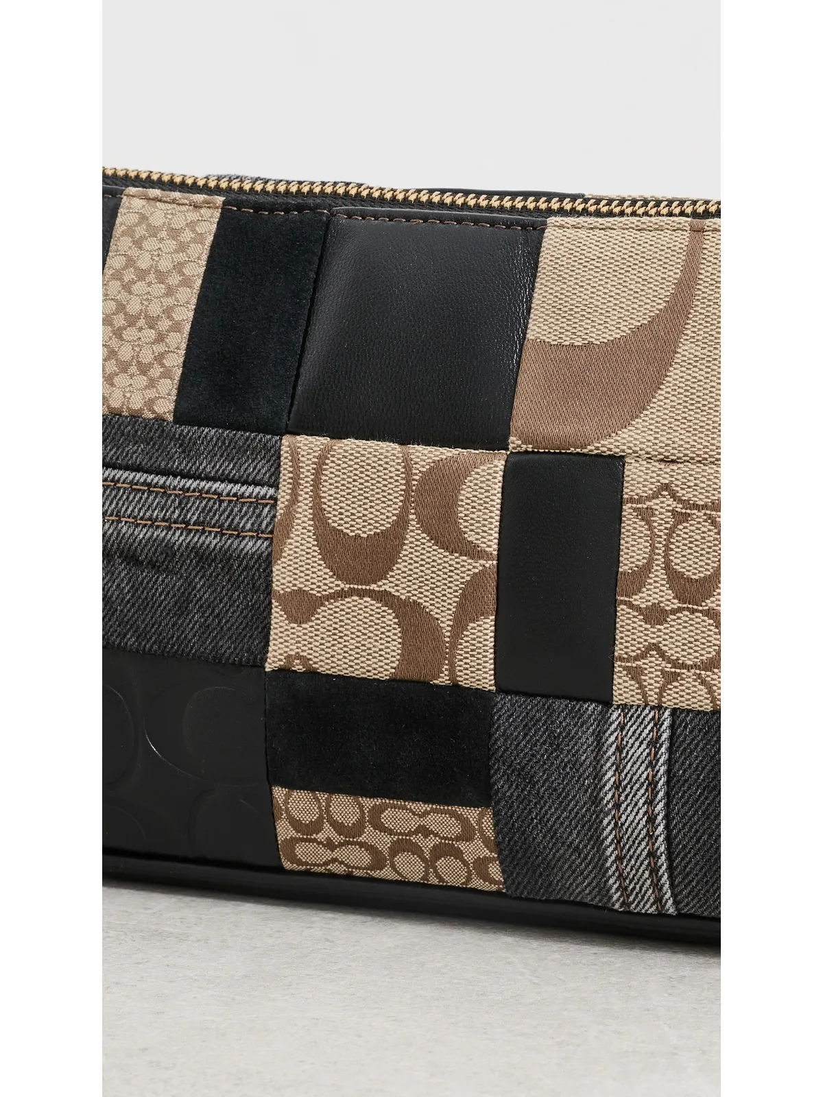 Coach パッチワーク レザー プラザ バッグ - 画像5
