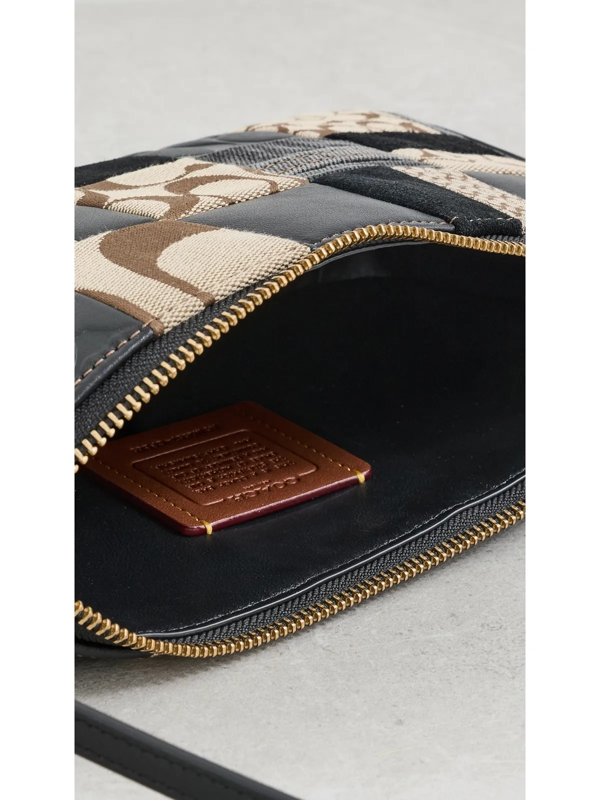 Coach パッチワーク レザー プラザ バッグ - 画像6
