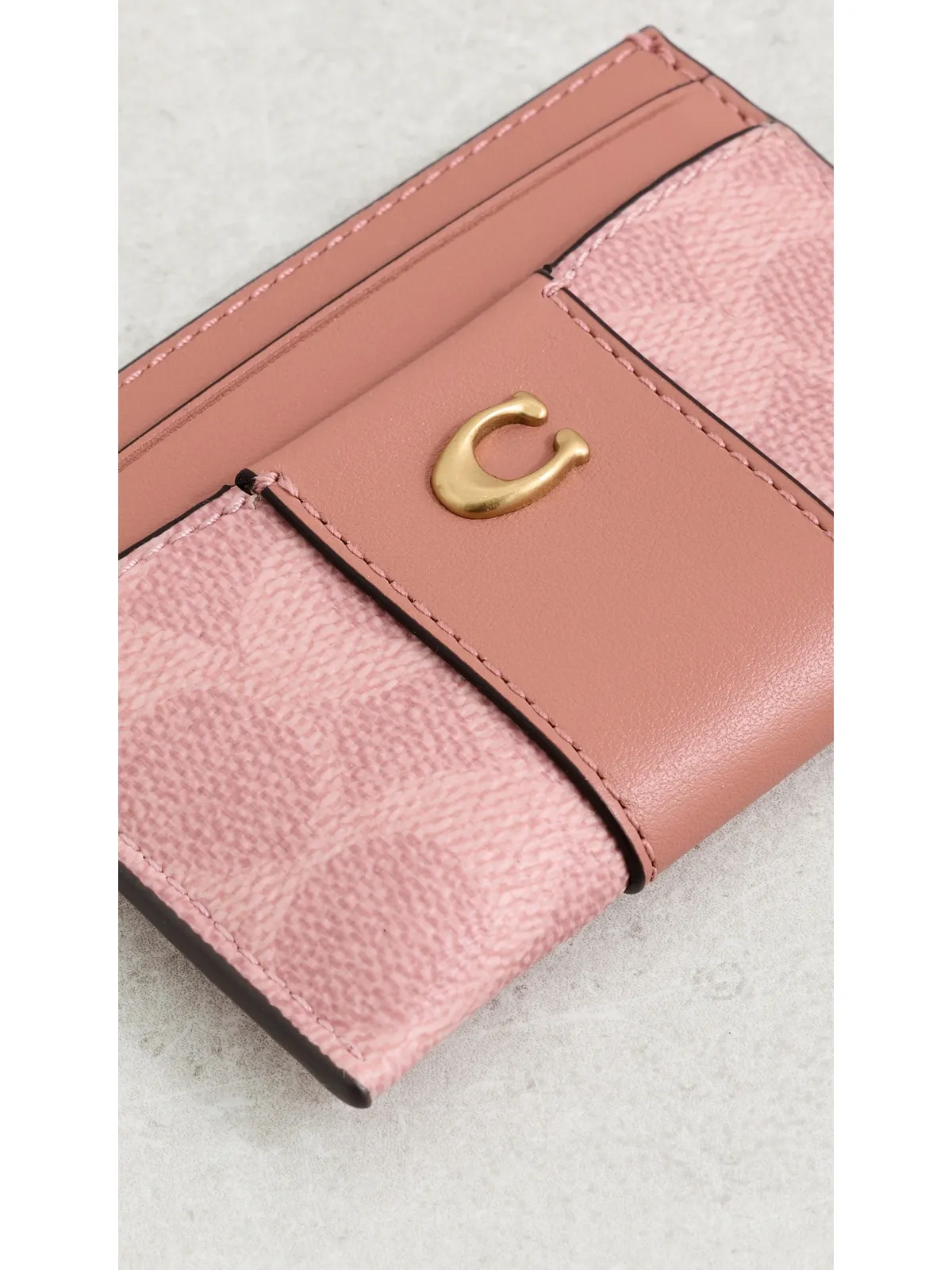 Coach エッセンシャルカードケース メロンピンク - 画像4