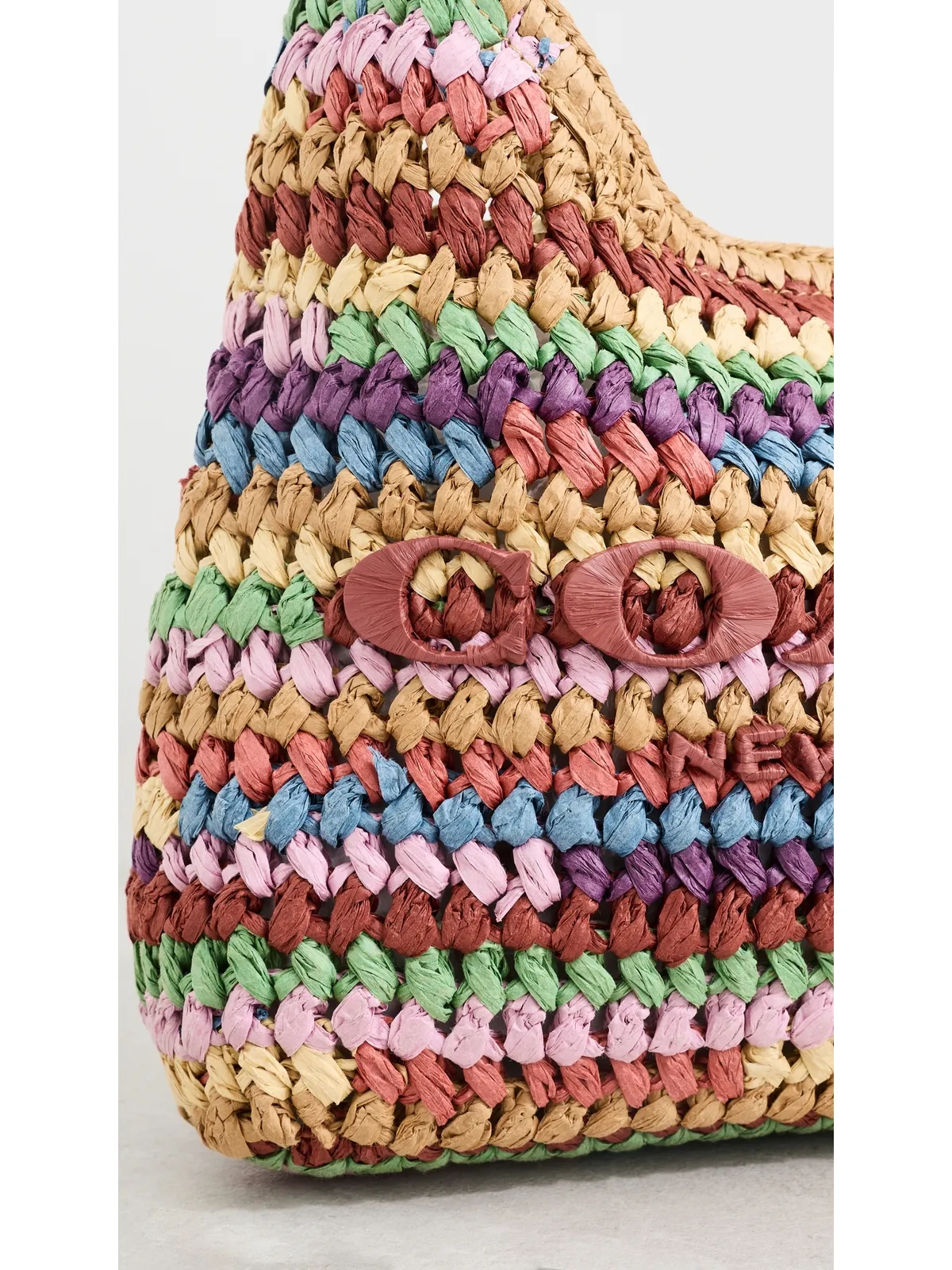 Coach ストロー編み ブルックリン ショルダーバッグ - 画像5