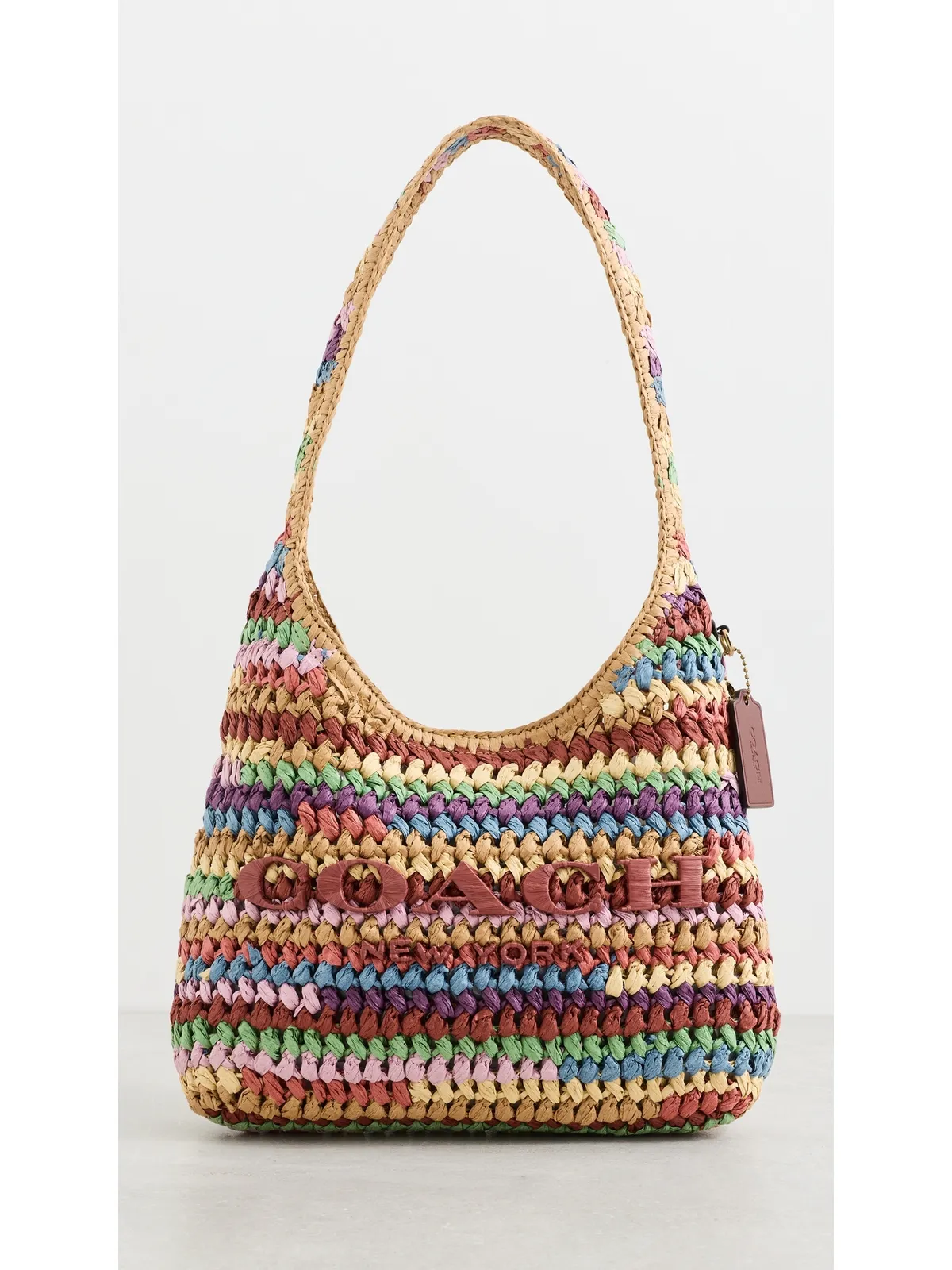 Coach ストロー編み ブルックリン ショルダーバッグ - 画像2