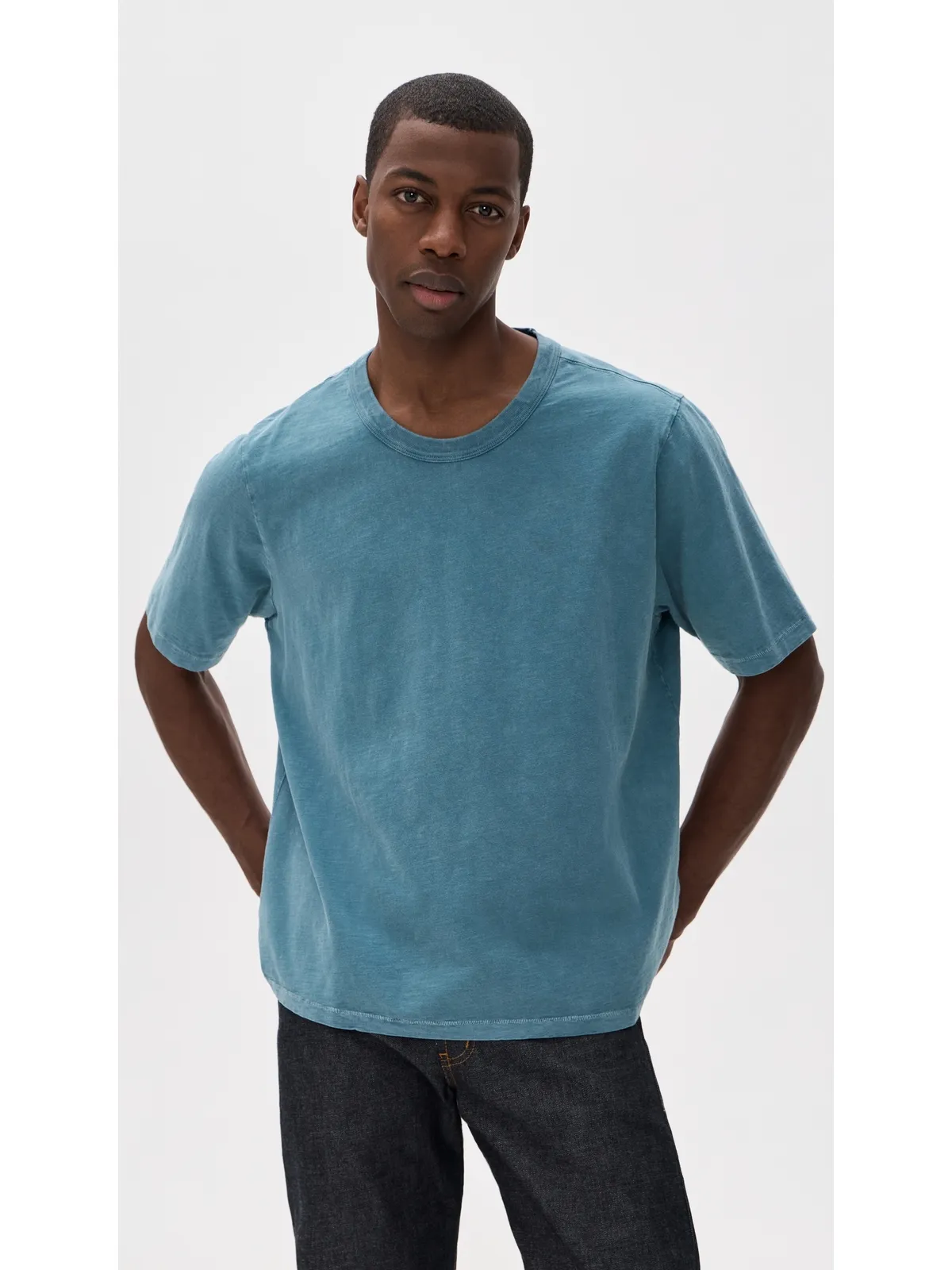 Corridor Slub Tee Indigo - 画像2