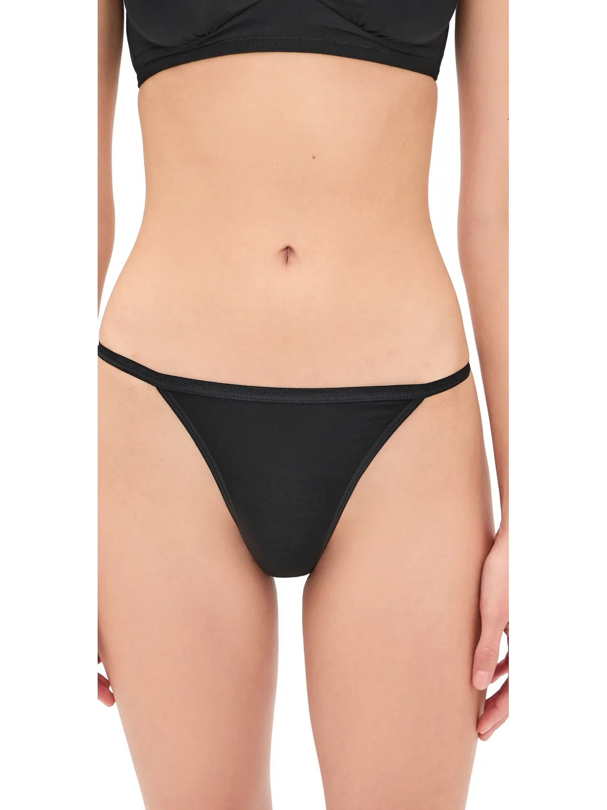 Cosabella Talcoストリングビキニパンティ ブラック - 画像1