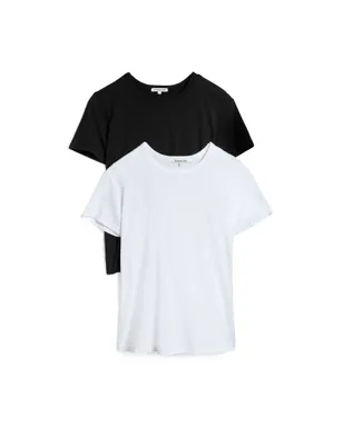 Cotton Citizen スタンダードTシャツ 2枚組 ブラック/ホワイト - サムネイル1