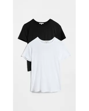 Cotton Citizen スタンダードTシャツ 2枚組 ブラック/ホワイト - サムネイル2