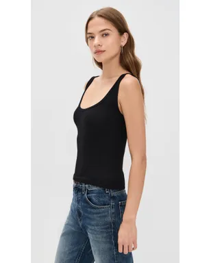 Cotton Citizen ヴェローナ スクープネック タンクトップ - サムネイル4