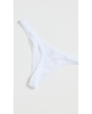 COUCOU Tバックパンティ 3枚セット ホワイト - サムネイル5