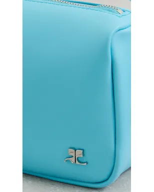 Courrèges ソフトレザー カメラバッグ Aqua - サムネイル5