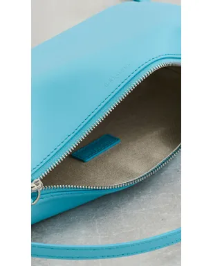 Courrèges ソフトレザー カメラバッグ Aqua - サムネイル6