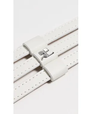 Courrèges トリプルスクエア レザー ベルト ヘリテージホワイト - サムネイル5