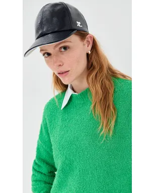 Courrèges リエディション ヴァイナル キャップ ブラック - サムネイル3