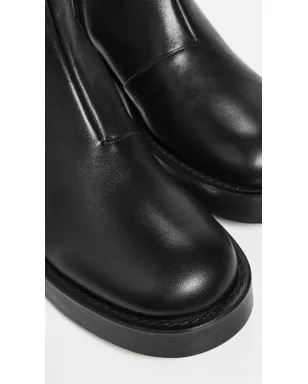 Courrèges ライダー レザー ブーツ - サムネイル6