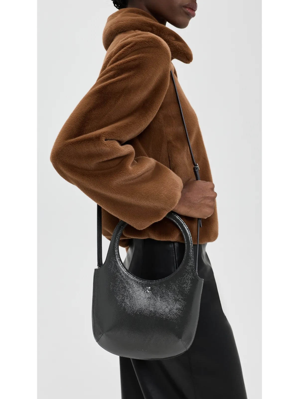 Courrèges Naplack Holy Bag カーボン - 画像3