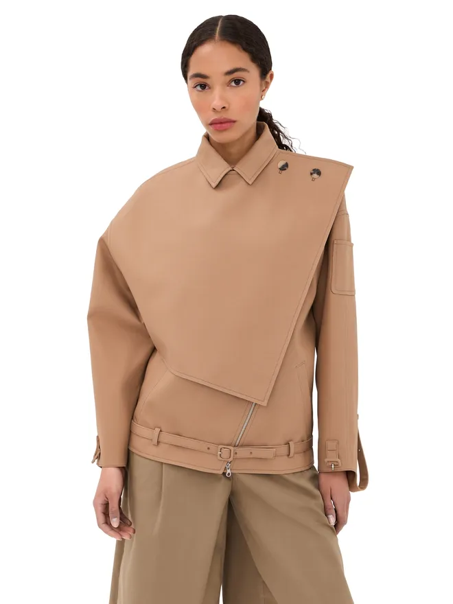 Courrèges Courrèges オブリークショートトレンチジャケットの商品画像