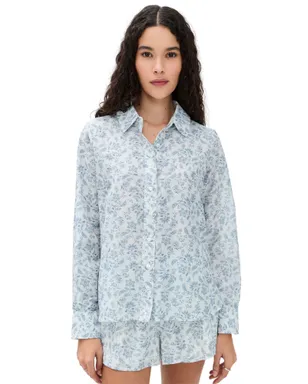 CAMI NYC Rafella シルクコットン・トップ コースタルペイズリー柄 - サムネイル1